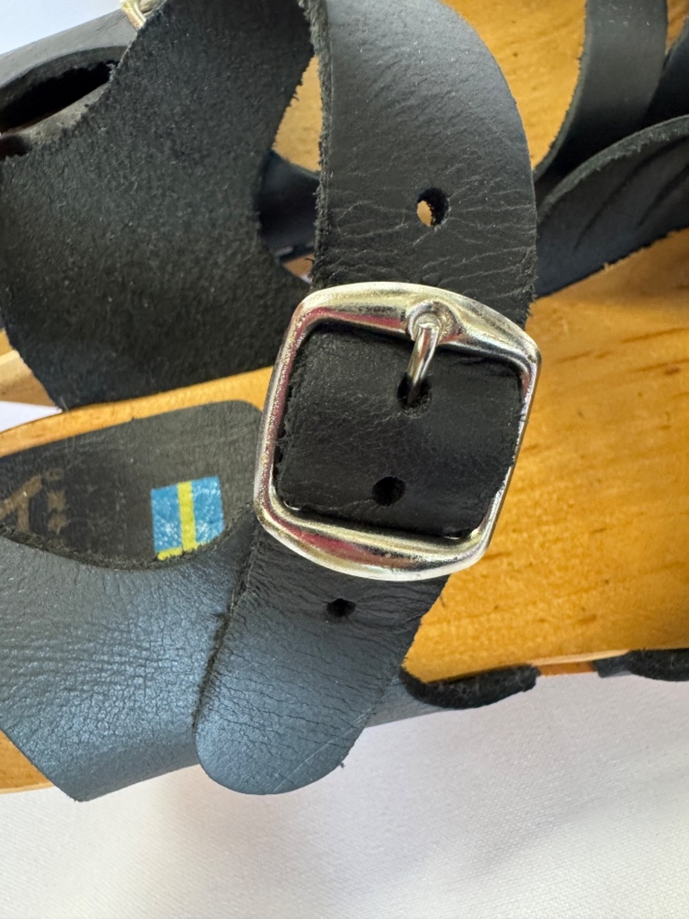 MIA Bety Woven Strap Leather Sandals Black Size 39 US 8 - Picture 4 of 13